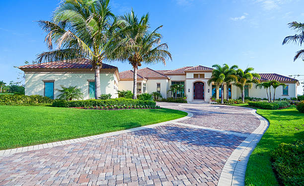 Permeable Paver Driveway in Breckenridge, TX